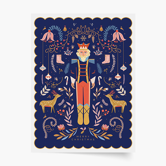 Plagát, Nutcracker blue, 50x70
