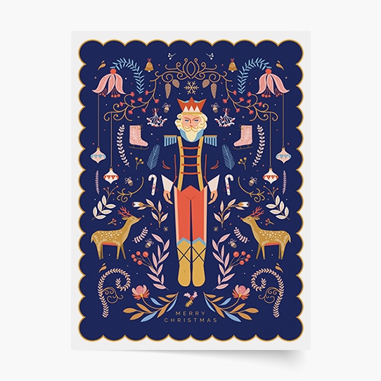 Plagát, Nutcracker blue, 50x70