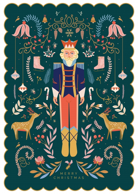 Plagát, Nutcracker green, 50x70