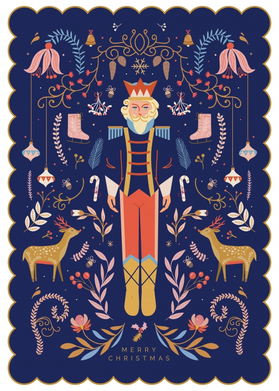 Plagát, Nutcracker blue, 50x70