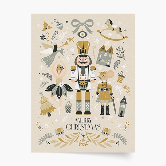 Plagát, Nutcracker beige, 50x70