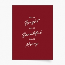 Plagát, All is Merry, 50x70