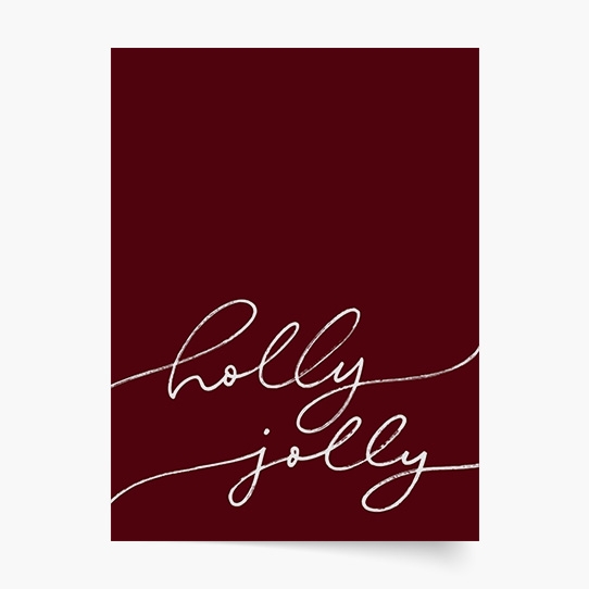 Plagát, Holly Jolly, 40x60