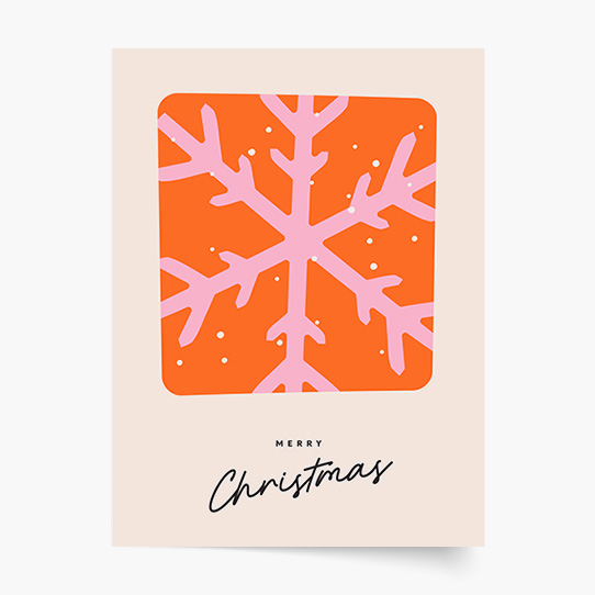 Plagát, Snehová vločka, 50x70