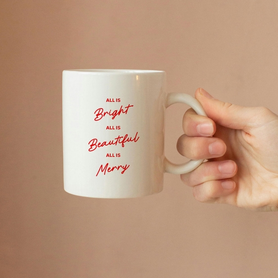 Hrnček, Bright, Beautiful, Merry
