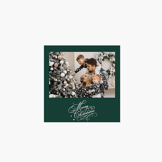 Fotoprianie Silver Christmas, 14x14 cm