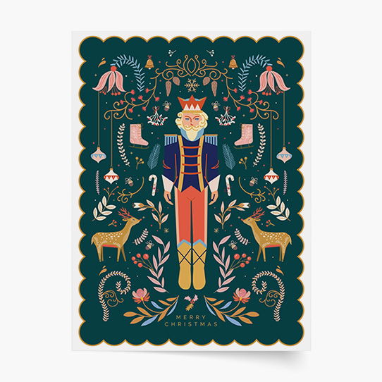 Plagát, Nutcracker green, 50x70