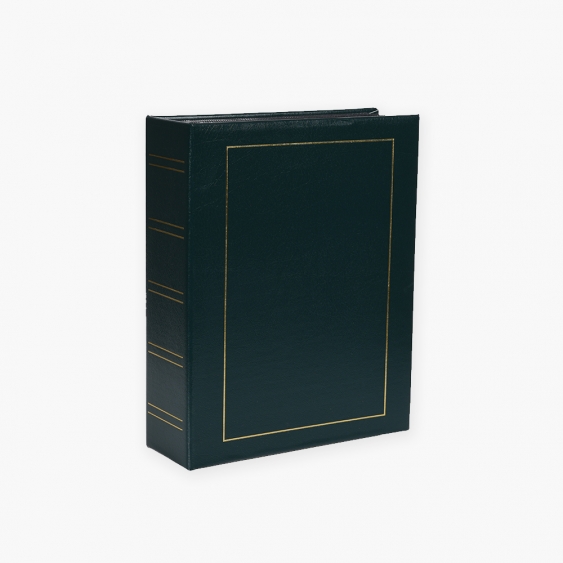 Fotoalbum Čierne strany - zelený, 304 fotky , 18x22 cm