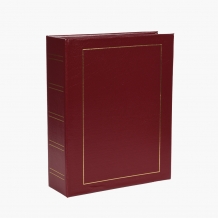 Fotoalbum Čierne strany - bordový 304 fotky, 18x22 cm