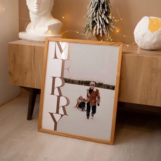 Plagát, Vianoce: Merry, 30x40