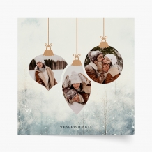 Plagát, Vianoce: Vianočné gule, 30x30