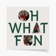 Plagát, Vianoce: Oh what fun, 30x30 cm