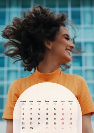 Nástenný kalendár, Full photo II, 20x30-A4 cm