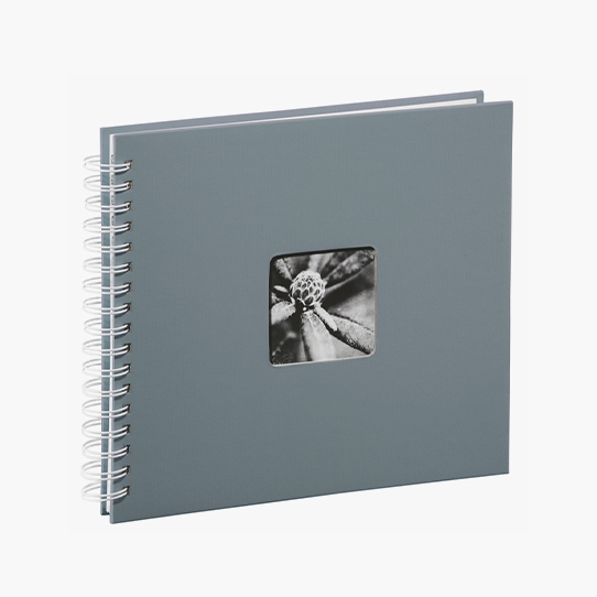 Samolepiaci fotoalbum Fotoalbum na vlepovanie fotografi FINE ART ŠEDY, 50 strán, 28x24 cm