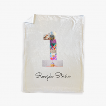 Prikrývka Prvé narodeniny, M, 75x103 cm