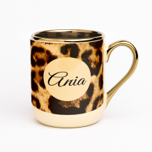 Hrnček, Leoprad s textom