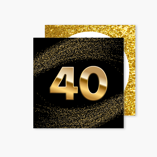 Fotoprianie Okrúhle narodeniny, 14x14 cm