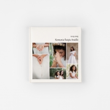 Album skórzany Pamiatka z prvého svätého prijímania, 22x22 cm