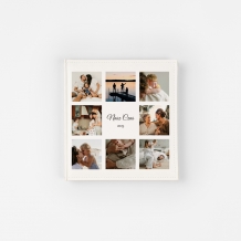 Album skórzany Rozloženie fotografií, 22x22 cm