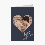 Fotoprianie Modrá valentínka, 10x15 cm