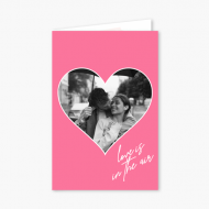 Fotoprianie Ružová valentínka, 10x15 cm