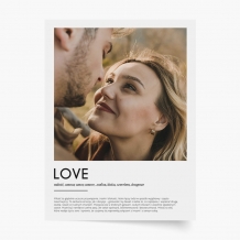 Plagát, Definition of love, 20x30