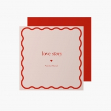 Fotoprianie Love Story Pink, 14x14 cm
