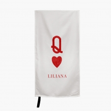 Uterák Typografický: Q Lucky You, M, 50x100 cm