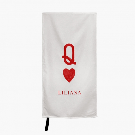 Uterák Typografický: Q Lucky You, M, 50x100 cm