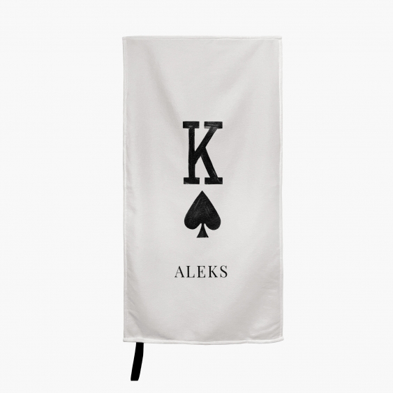 Uterák Typografický: K Šťastná náhoda, M, 50x100 cm