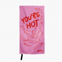 Uterák You're hot, M, 50x100 cm