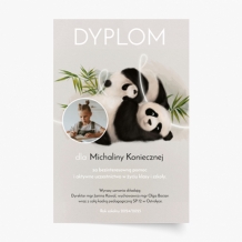 Plagát, Diplom Panda – Účasť na živote školy, 21x30