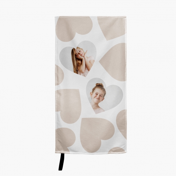 Uterák Heart Pattern, M, 50x100 cm