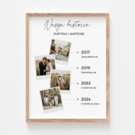 Plagát, Our love story, 20x30 cm