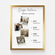 Plagát, Our love story, 30x40 cm