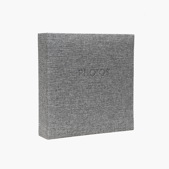 Fotoalbum Šedá látka 200 fotiek, 10x15 cm