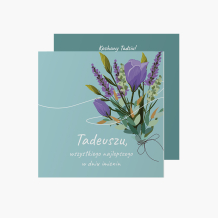 Fotoprianie Tyrkysové meniny, 14x14 cm