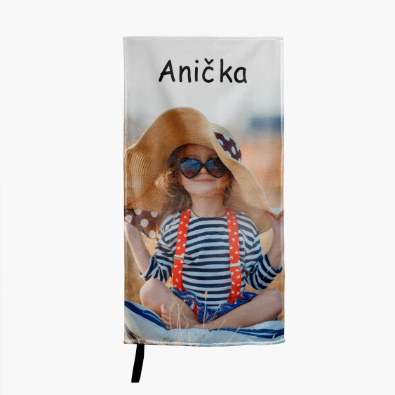 Uterák Fotografia s textom, M, 50x100 cm