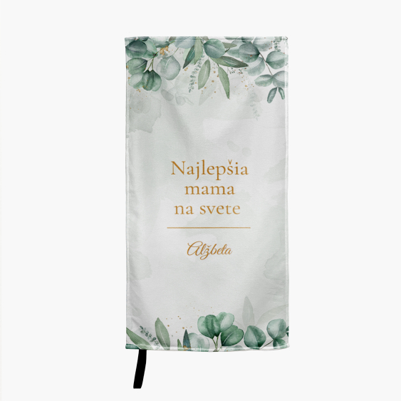 Uterák Najlepšia mama na svete, M, 50x100 cm