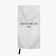 Uterák Váš text, L, 70x140 cm
