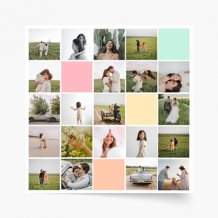 Plagát, Pastelové, 40x40