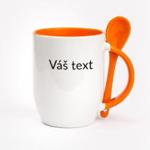 Hrnček s lyžičkou, Váš text