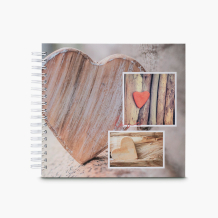 Samolepiaci fotoalbum ŠPIRÁLOVÝ CATANIA RED 50 strán, 28x24 cm