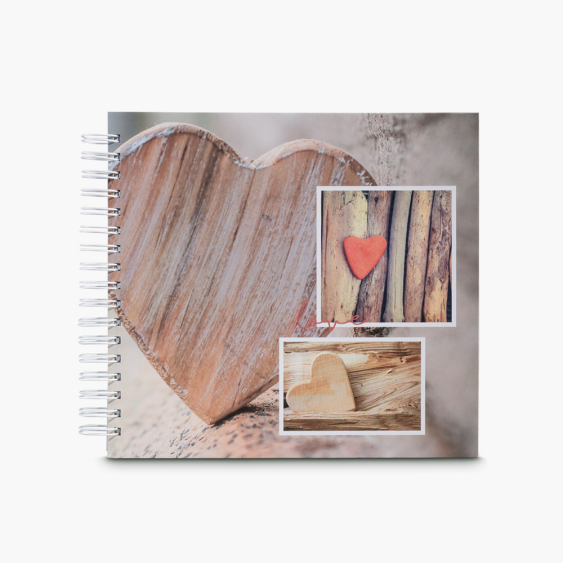 Samolepiaci fotoalbum ŠPIRÁLOVÝ CATANIA RED 50 strán, 28x24 cm