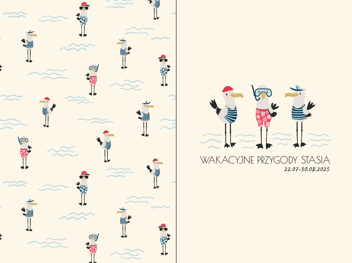 Wakacyjne przygody fotokniha, 20x30 cm