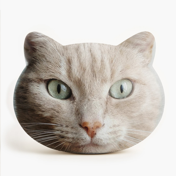 Poduszka 3D personalizowana, Welur, Váš projekt CAT, 33X33 cm