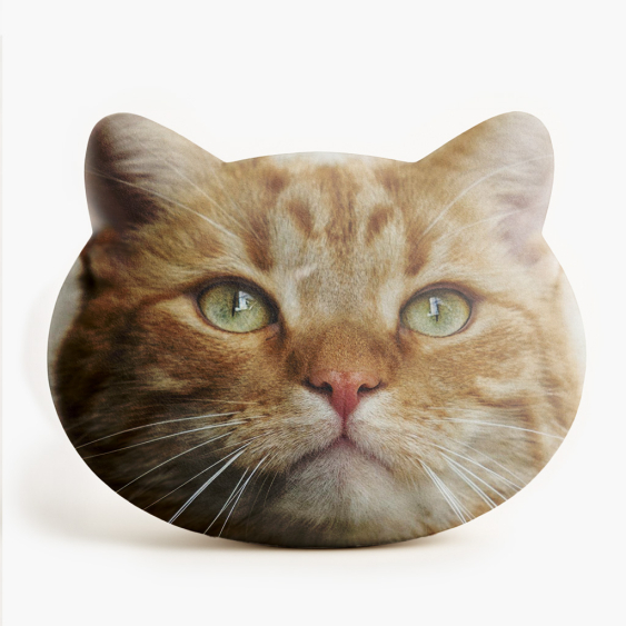 Poduszka 3D personalizowana, Welur, Váš projekt CAT, 33X33 cm