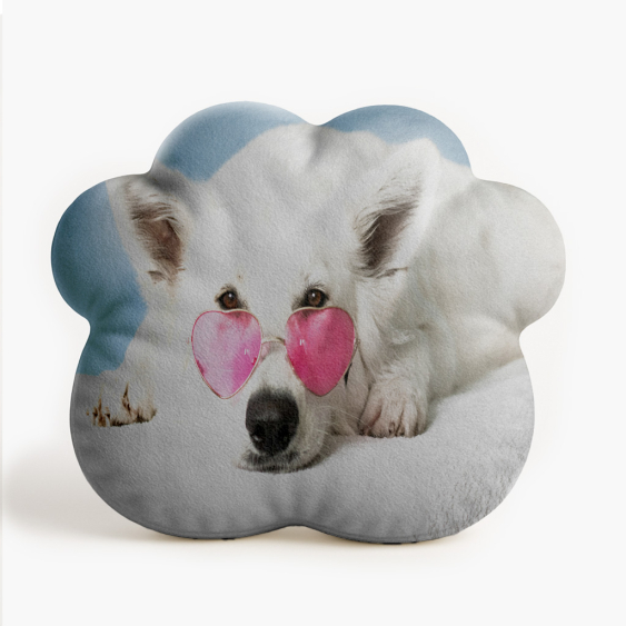 Poduszka 3D personalizowana, Welur, Váš projekt PAW, 44x44 cm