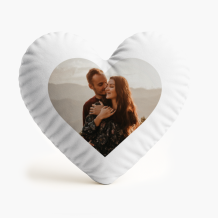 Poduszka 3D personalizowana, Welur, Srdce, 33x33 cm