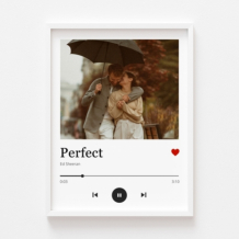 Plagát, Love song s bielým rámčekom, 30x40